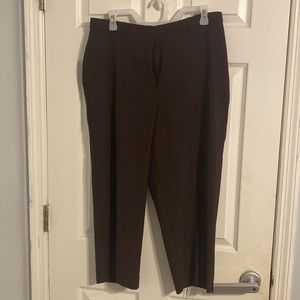 Brown Capri Slacks